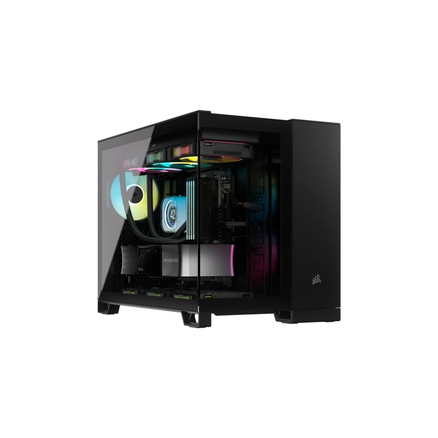 CAJA CORSAIR 2500D AIRFLOW DUAL CHAMBER M-ATX NEGRA CC-9011263-WW