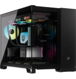 CAJA CORSAIR 2500D AIRFLOW DUAL CHAMBER M-ATX NEGRA CC-9011263-WW