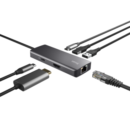 TRUST DALYX 6-IN-1 MULTIPORT ADAPTER