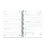 AGENDA ESCOLAR 2024-2025 SCHOOL TAPA EXTRADURA 4o SEMANA VISTA COLORES SURTIDOS OXFORD 400184988