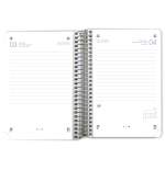 AGENDA ESCOLAR 2024-2025 SCHOOL TAPA PLASTICO 8o DIA PAGINA COLORES SURTIDOS OXFORD 400185042