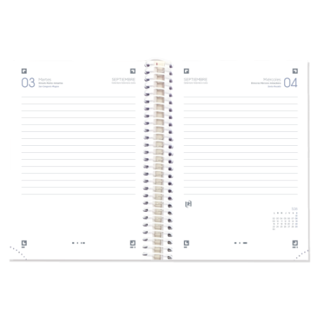 AGENDA ESCOLAR 2024-2025 NEVER GIVE UP TAPA EXTRADURA 8o DIA PAGINA COLORES SURTIDOS OXFORD 400185064