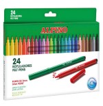 1531-ESTUCHE 24 UNIDADES ROTULADORES PUNTA FINA COLORES SURTIDOS ALPINO AR001003N