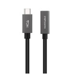 15487-Nanocable Cable Prolongador USB-C 3.2 Gen2x2 20Gbps 3A, 4K/60Hz, USB-C/M-USB-C/H, Negro, 2 m