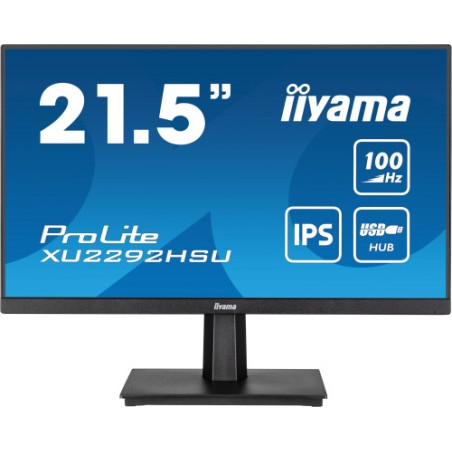 15503-MONITOR IIYAMA 21.5"/1920 x 1080/100Hz /2.1MPX/250CD/FHD/16:9/HDMI/IPSLED/NEGRO