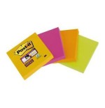 15516-PACK 4 BLOCS 45 HOJAS NOTAS ADHESIVAS 47,6X47,6MM SUPER STICKY COLORES SURTIDOS 6910SSS-YPOG-EU POST-IT 7100172209