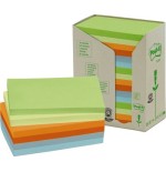 15578-PACK 16 BLOCS 100 HOJAS NOTAS RECICLADAS ADHESIVAS 76X127MM COLORES SURTIDOS PASTEL 655-1RPT POST-IT 7100259665