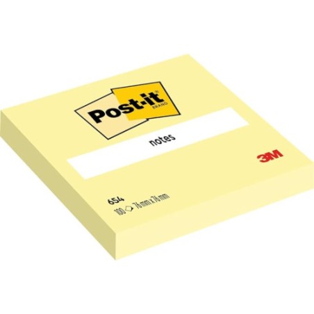 15579-PACK 12 BLOCS 100 HOJAS Z-NOTES 76X127MM CANARY YELLOW CAJA CARTON R350 CY POST-IT 7100290186