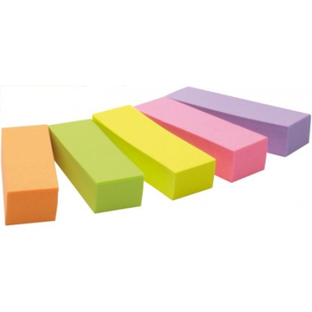 15598-PACK 5 BLOCS 100 HOJAS MININOTAS 15X50MM COLORES SURTIDOS 670-5 POST-IT 7100172770