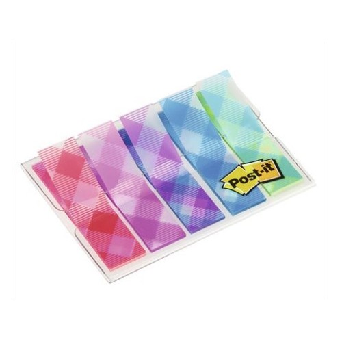 15604-PACK 5 DISPENSADORES X 20 MARCADORES INDEX 11,9X43,2MM COLORES SURTIDOS DECORADOS 684-PLD5-EU POST-IT 7100216119