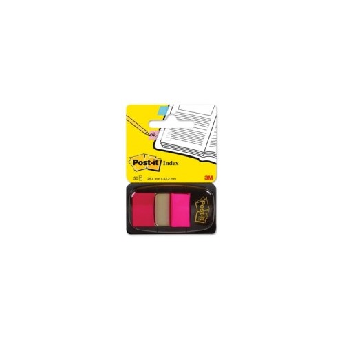 15617-BLISTER DISPENSADOR 50 MARCADORES INDEX ROSA BRILLANTE 25,4X43,2MM 680-21 POST-IT 7100062569