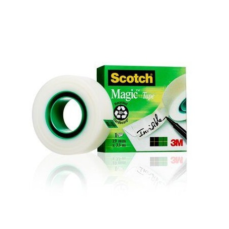 15639-ROLLO CINTA INVISIBLE 19MM X 33M MAGICCAJA CARTON 810/1933 SCOTH 7100024666