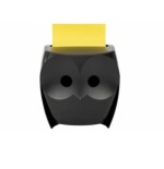 15664-PACK DISPENSADOR Z-NOTES BUHO NEGRO + 2 BLOCS 45 HOJAS 76X76MM POST-IT SUPER STICKY Z-NOTES OWL-330 SCOTH 71003223