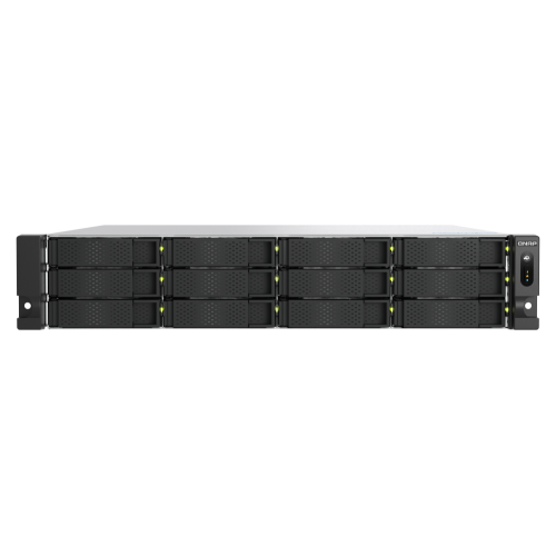 15743-QNAP TS-H1277AXU-RP NAS Bastidor (2U) Ethernet Negro E-2136