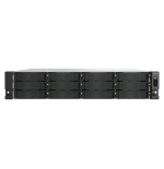 15745-QNAP TS-H1277AXU-RP NAS Bastidor (2U) Ethernet Negro E-2136