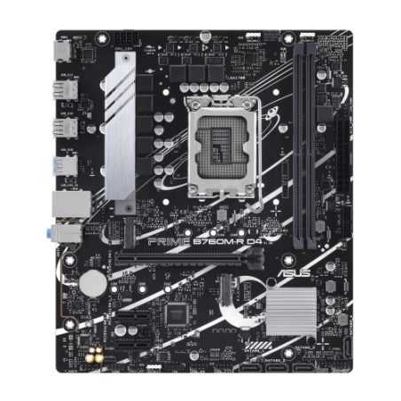15747-ASUS PRIME B760M-R D4 Intel B760 LGA 1700 micro ATX