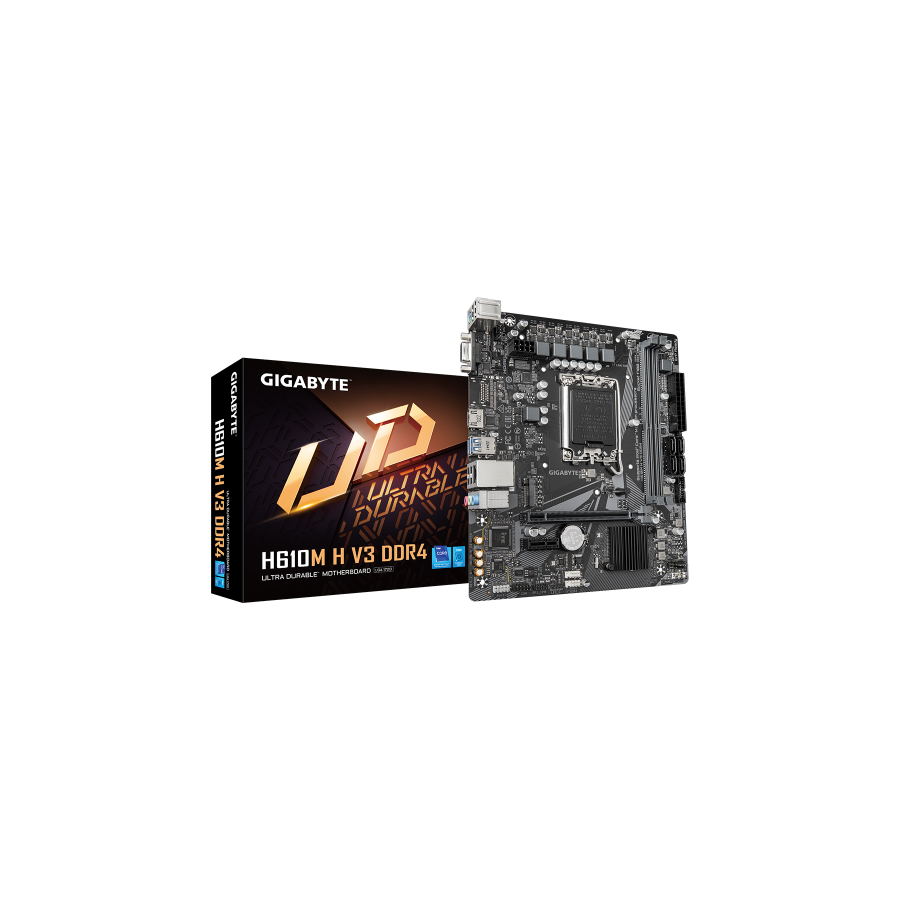 15786-Gigabyte H610M H V3 DDR4 placa base Intel H610 Express LGA 1700 micro ATX