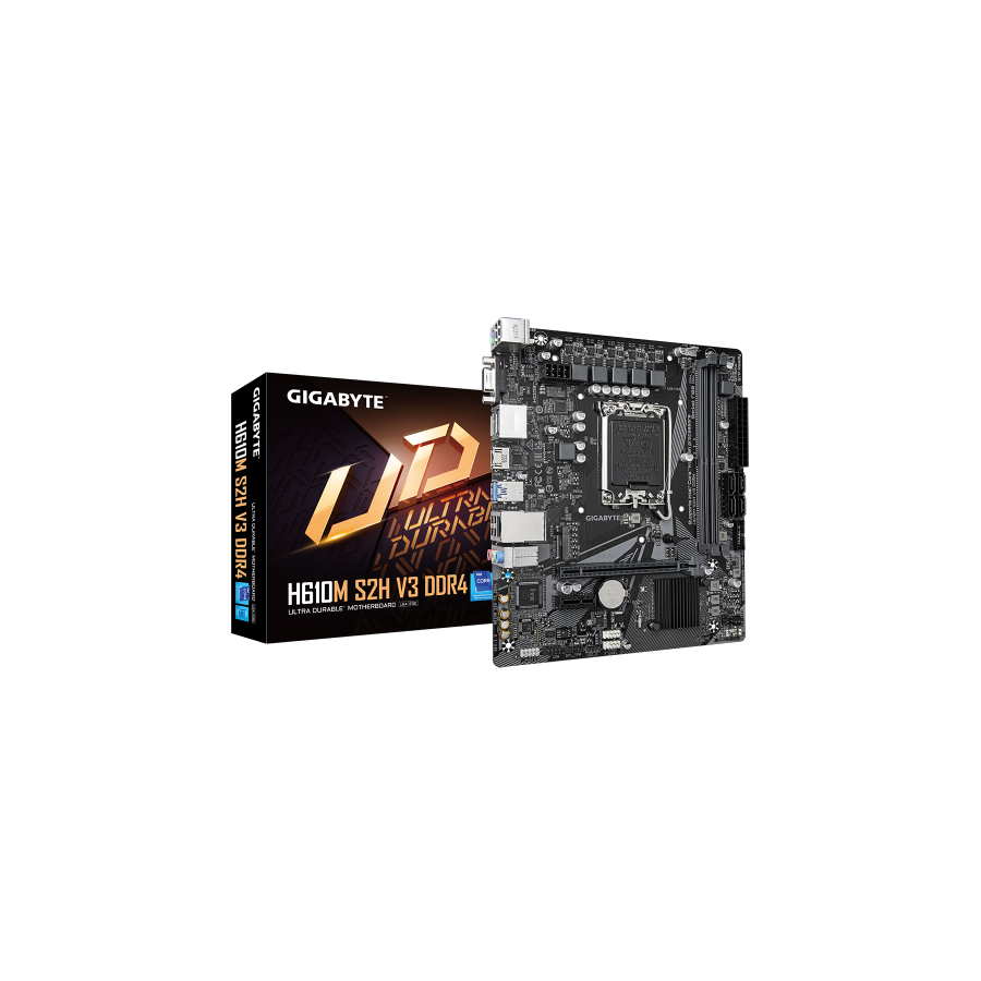 15788-Gigabyte H610M S2H V3 DDR4 placa base Intel H610 Express LGA 1700 micro ATX