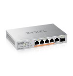 Zyxel XMG-105HP No administrado 2.5G Ethernet (100/1000/2500) Energia sobre Ethernet (PoE) Plata
