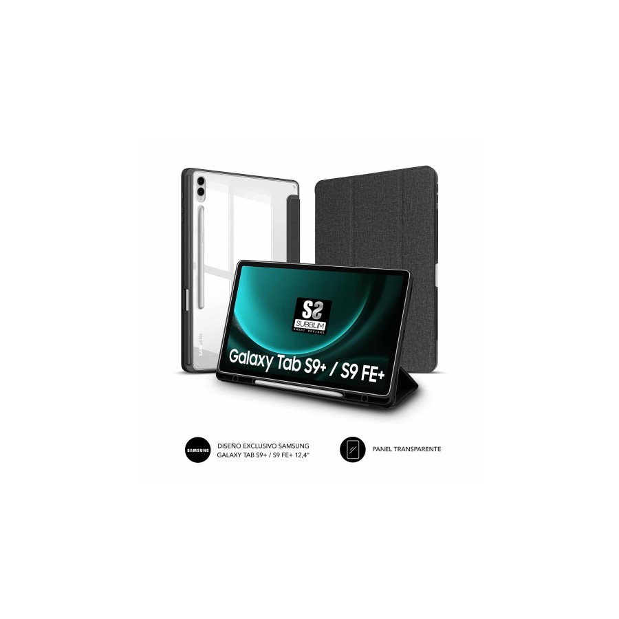 SUBBLIM CLEAR SHOCK CASE SAMSUNG  S9+/S9 FE+ 12,4"