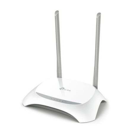 159-TP-LINK TL-WR850N router inalambrico Banda unica (2,4 GHz) Ethernet rapido Gris, Blanco