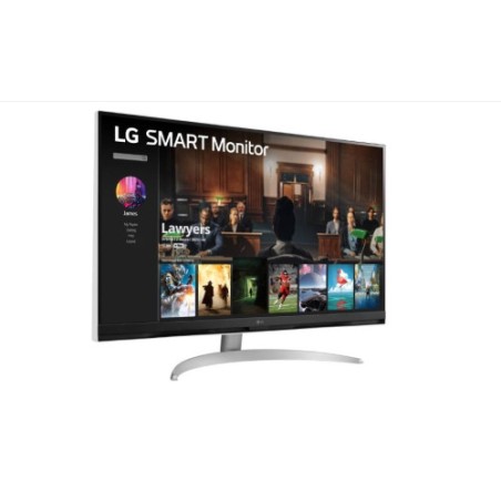 LG MONITOR (32SQ700S-W) // 32" // SMART 4K UHD CON WEBOS // 3840 X 2160 - 16:9 - 60HZ - 5MS