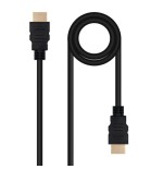 Nanocable Cable HDMI V2.0 4K@60Hz 18Gbps A/M-A/M, 1 m, Negro