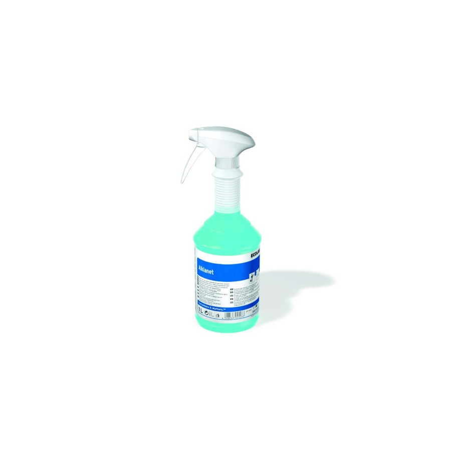 16026-BOTELLA LIMPIACRISTALES Y MULTIUSOS PROFESIONAL 1L CON PULVERIZADOR  ALKLANET ECOLAB LI0T4