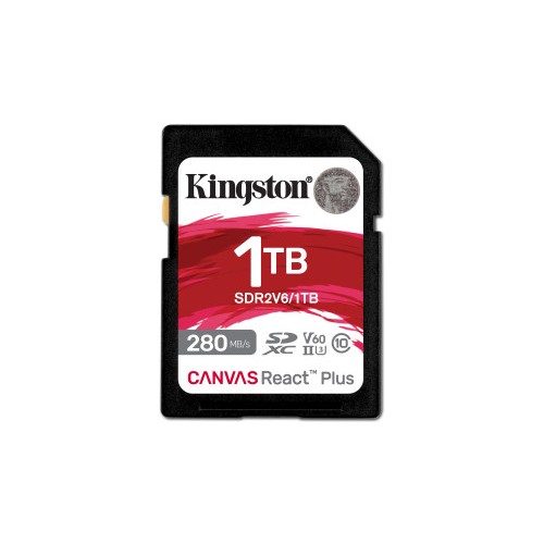 Kingston Technology Canvas React Plus 1 TB SDXC UHS-II Clase 10