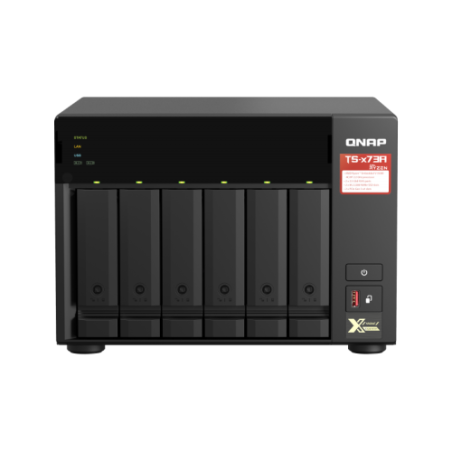 16049-QNAP TS-673A NAS Torre Ethernet Antracita V1500B