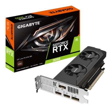 16088-Gigabyte GeForce RTX 3050 OC Low Profile 6G NVIDIA 6 GB GDDR6