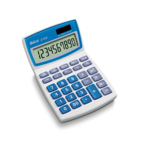 1613-CALCULADORA DE SOBREMESA DE 10 DIGITOS MODELO 210X SOLAR / PILA IBICO IB410079