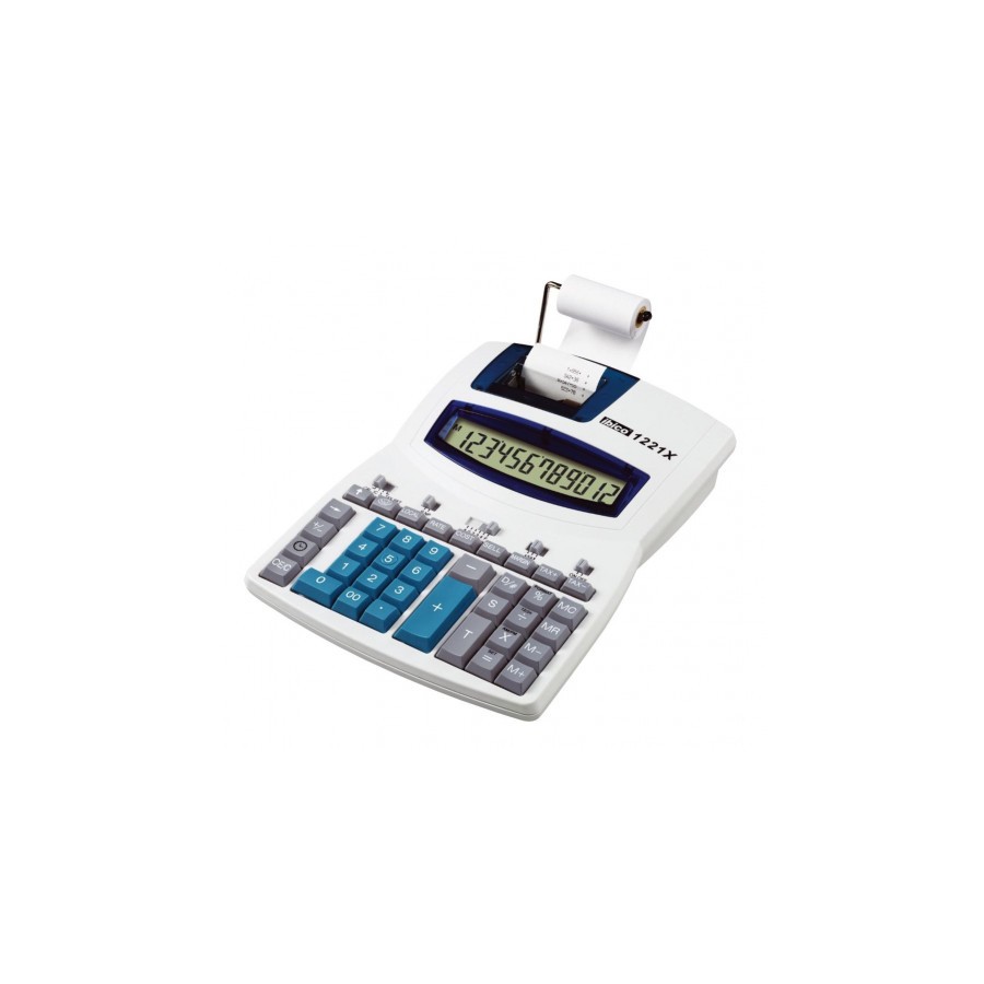 1616-CALCULADORA IMPRESORA DE 12 DIGITOS MODELO 1221X ALIMENTACION RED IBICO IB410055