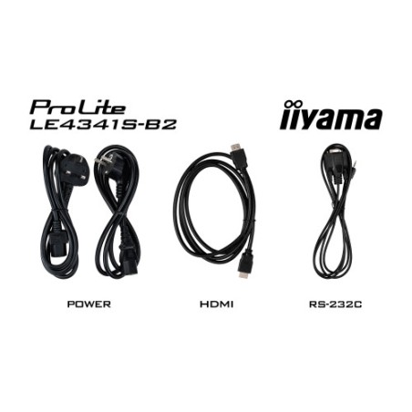 16222-iiyama PROLITE LE4341S-B2 Pantalla plana para senalizacion digital 108 cm (42.5") LCD 350 cd / m2 Full HD Negro 18