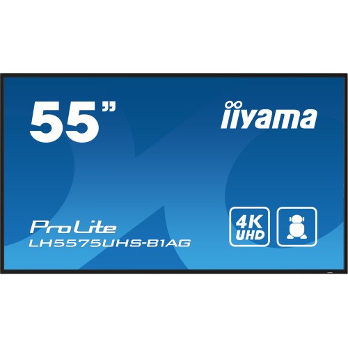 16225-iiyama ProLite Pantalla plana para senalizacion digital 138,7 cm (54.6") LCD Wifi 500 cd / m2 4K Ultra HD Negro Pr