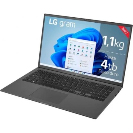 LG PORTATIL GRAM, 15", I7, 16GB RAM, 512 GB SSD, WIFI 6