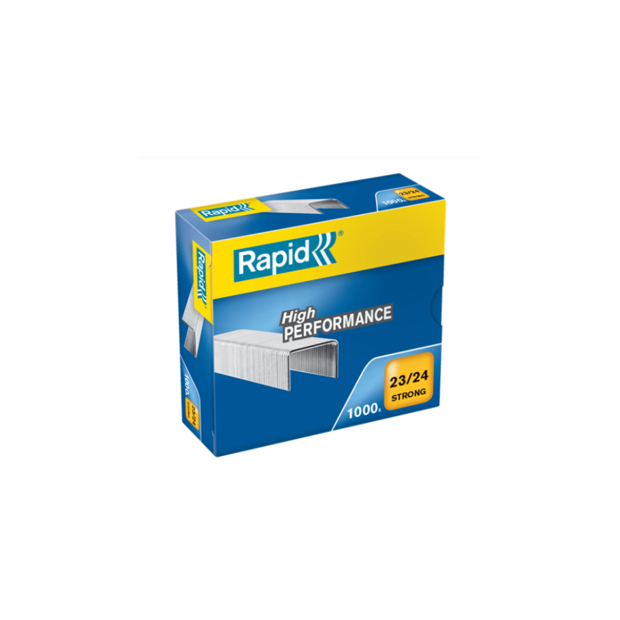 16252-CAJA 1000 GRAPAS STRONG 23/24MM GALVANIZADAS RAPID 24870500