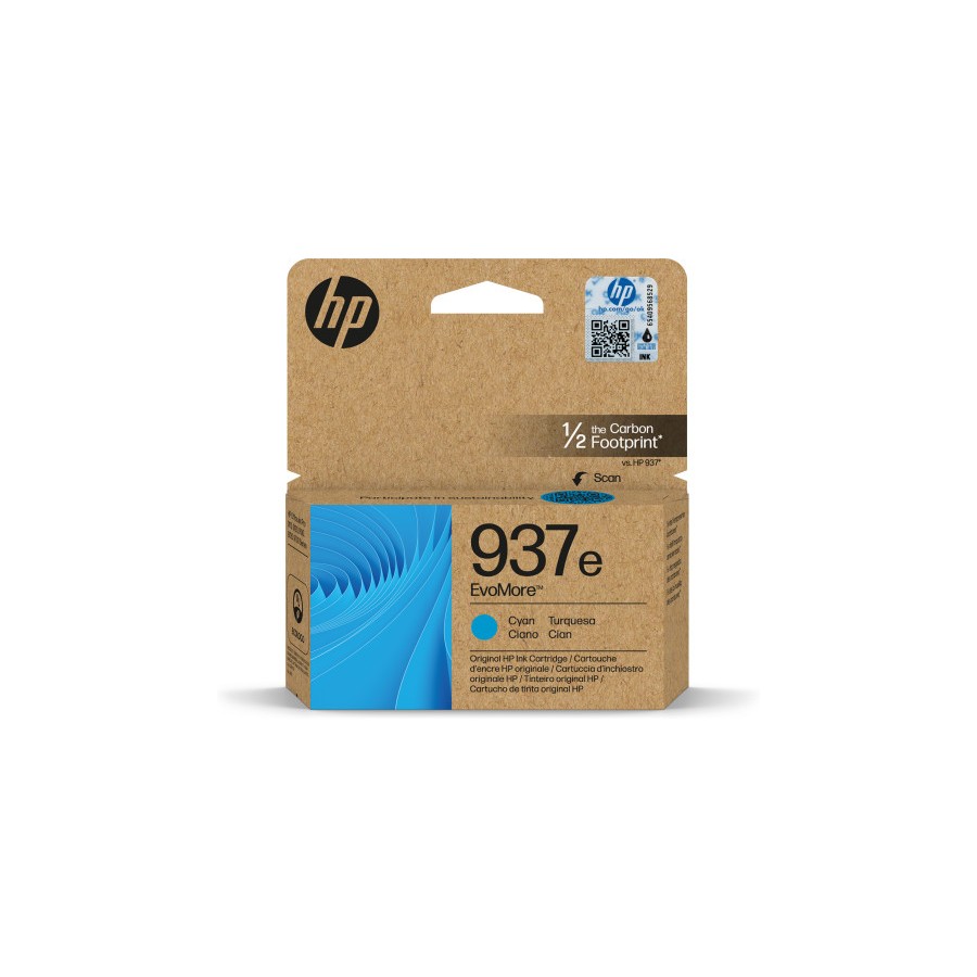 16286-HP Cartucho de Tinta Original EvoMore 937e cian