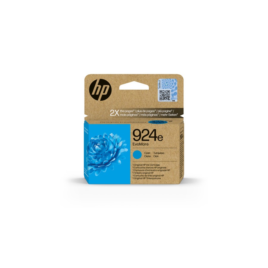 16289-HP Cartucho de Tinta Original EvoMore 924e cian