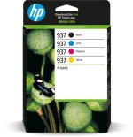 16294-HP Paquete de 4 Cartuchos de Tinta Original 937 CMYK