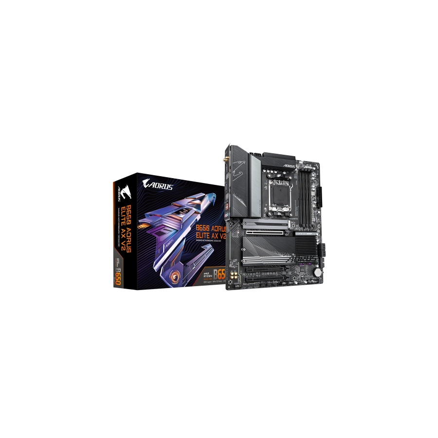 Gigabyte B650 AORUS ELITE AX V2 placa base AMD B650 Zocalo AM5 ATX