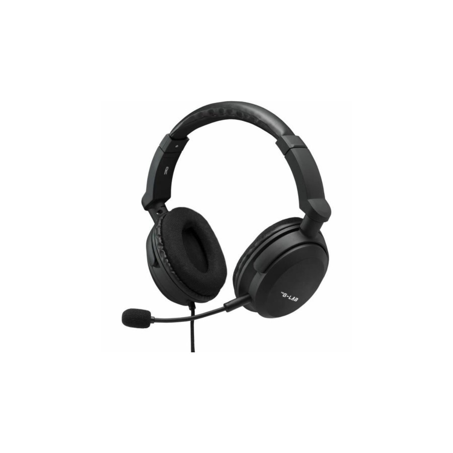 THE G-LAB GAMING HEADSET - COMPATIBLE PC, XBOXONE - BLACK (KORP CARBON)