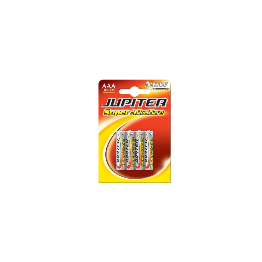 16304-BLISTER 4 PILAS ALKALINAS LR03 - E92 /AAA) 318995 JUPITER 040309
