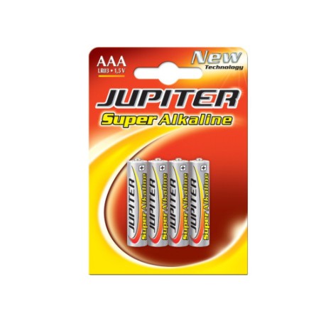 16304-BLISTER 4 PILAS ALKALINAS LR03 - E92 /AAA) 318995 JUPITER 040309