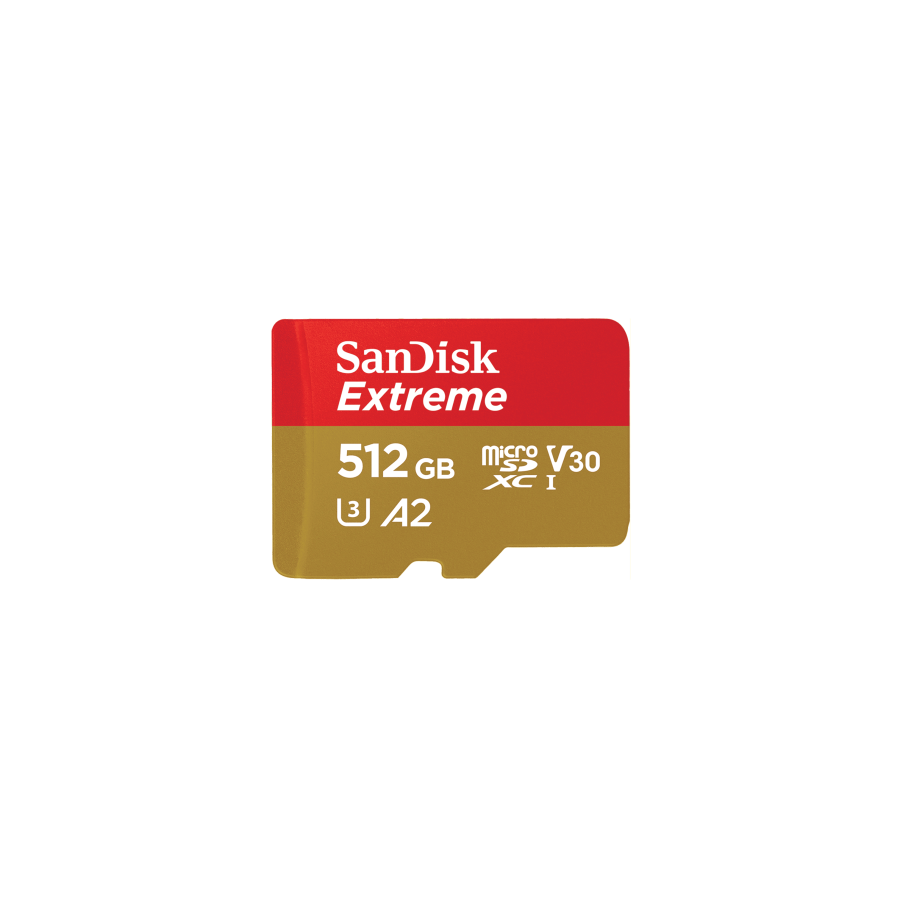 16310-SanDisk Extreme 512 GB MicroSDHC UHS-I Clase 10