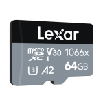 Lexar Professional 1066x microSDXC UHS-I Cards SILVER Series 64 GB Clase 10