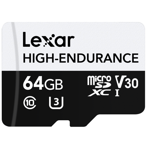 Lexar High-Endurance 64 GB MicroSDXC UHS-I Clase 10