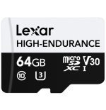 Lexar High-Endurance 64 GB MicroSDXC UHS-I Clase 10