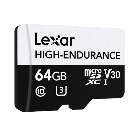 Lexar High-Endurance 64 GB MicroSDXC UHS-I Clase 10