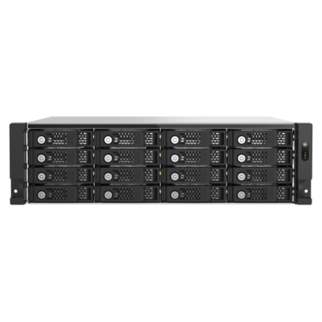 16389-QNAP TL-R1600PES-RP caja para disco duro externo Carcasa de disco duro/SSD Negro, Gris 2.5/3.5"